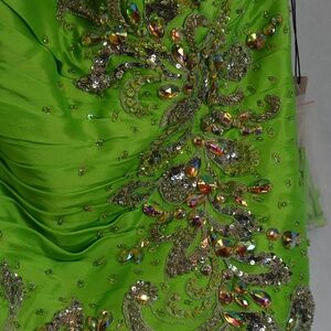 Night Moves SZ 12 Embellished Tulle Princess Prom Dress NWT